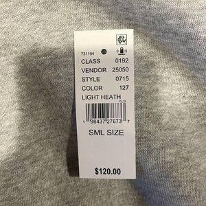 Brand new Essentials Hoodie in Light Heather Original sale $120!!